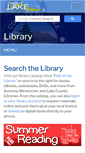 Mobile Screenshot of library.co.lake.ca.us